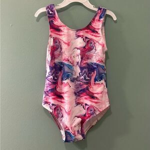NWOT … QOOZZ “Size: 120 cm / 6-7” Colorful Kids Leotard